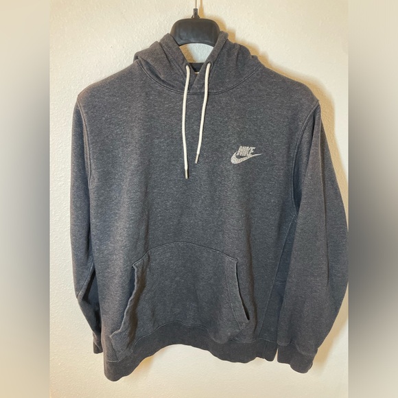Nike Grey Sportswear Fleece Sweatshirt Hoodie Men’s Size X-Large - Picture 6 of 11